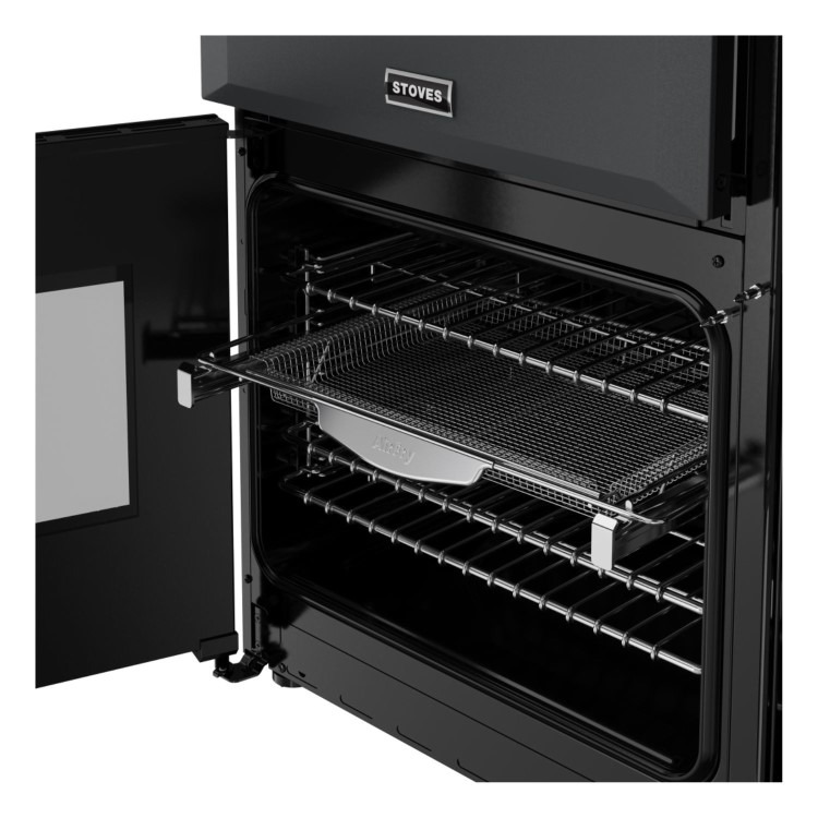 Stoves Richmond DX 90cm Dual Fuel Range Cooker - Anthracite Grey - Image 2