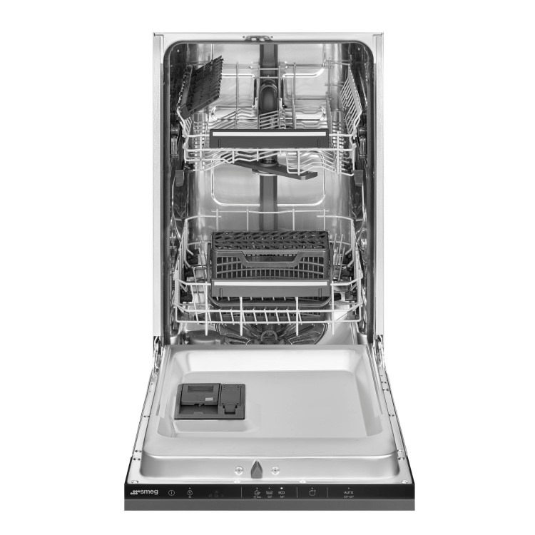 Smeg Integrated Slimline Dishwasher - DryAssist+ D-Rated Black Control Panel - Image 2