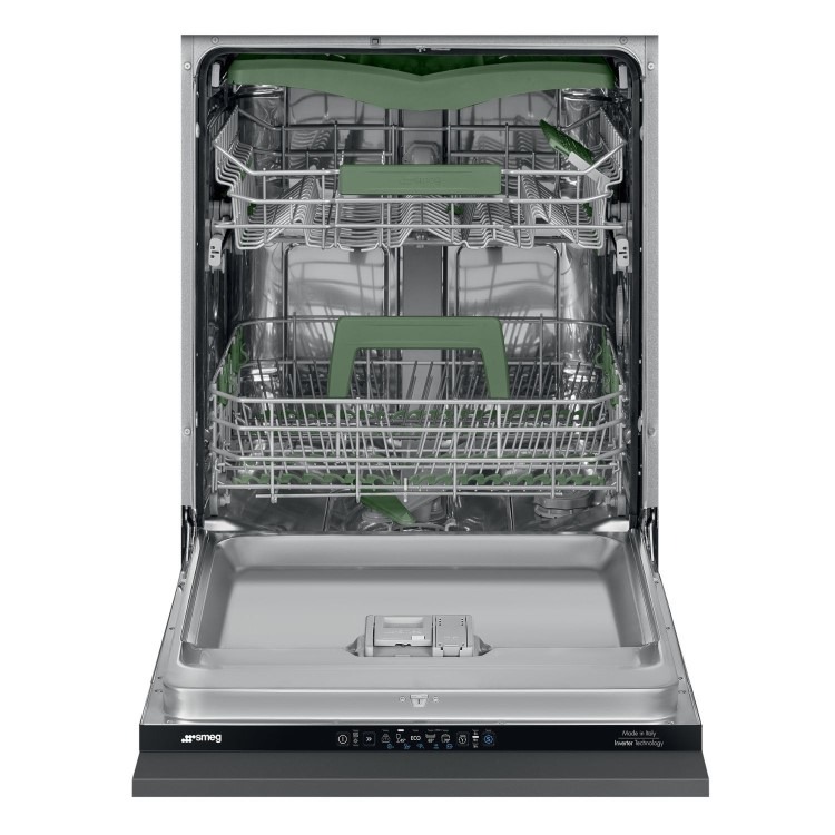 Smeg Integrated Dishwasher - Dry Assist+ C-Rated Black Control Panel - Image 2