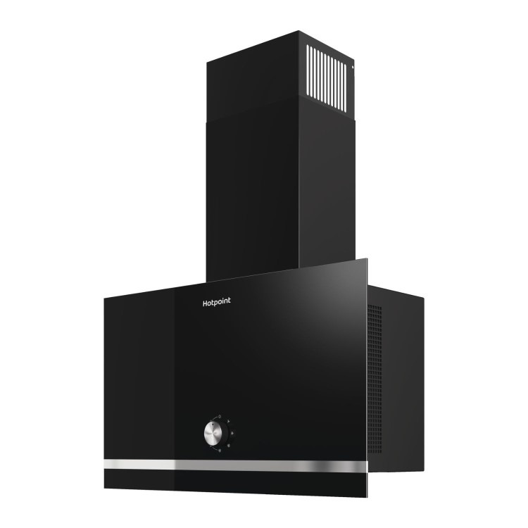 Hotpoint 60cm Chimney Cooker Hood - Black - Image 3