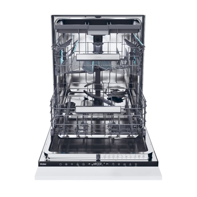 Haier Washlens Series 6 Integrated Dishwasher - Smart Wi-Fi, B-Rated, Black control panel - Image 3