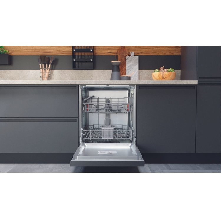 Hotpoint Semi-Integrated Dishwasher - Silver, Inverter Motor - Image 3