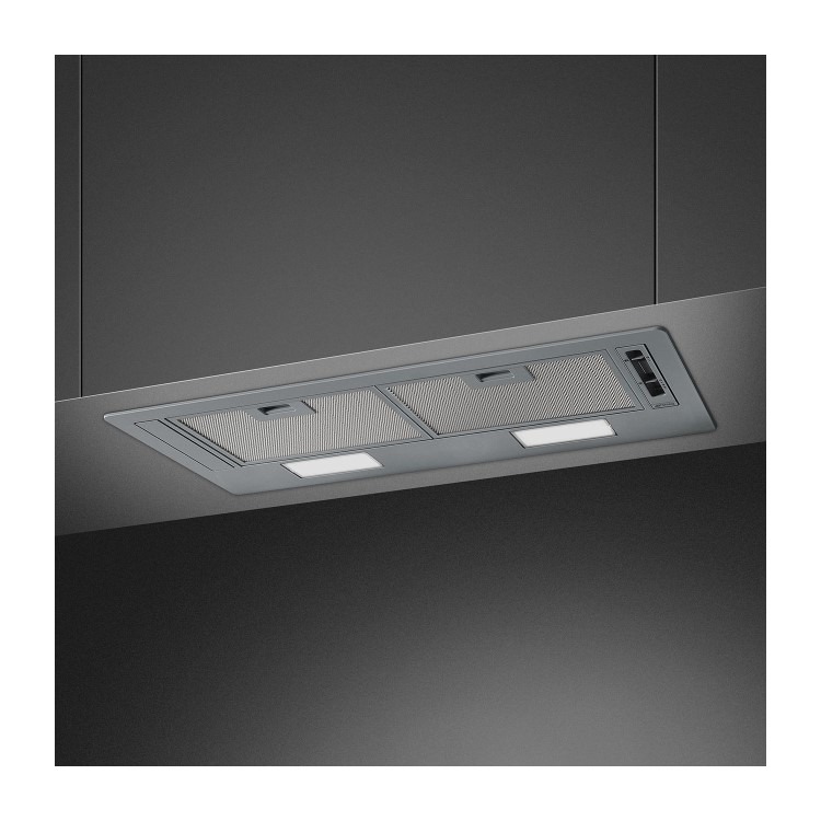 Smeg 74cm Canopy Cooker Hood - Silver - Image 3