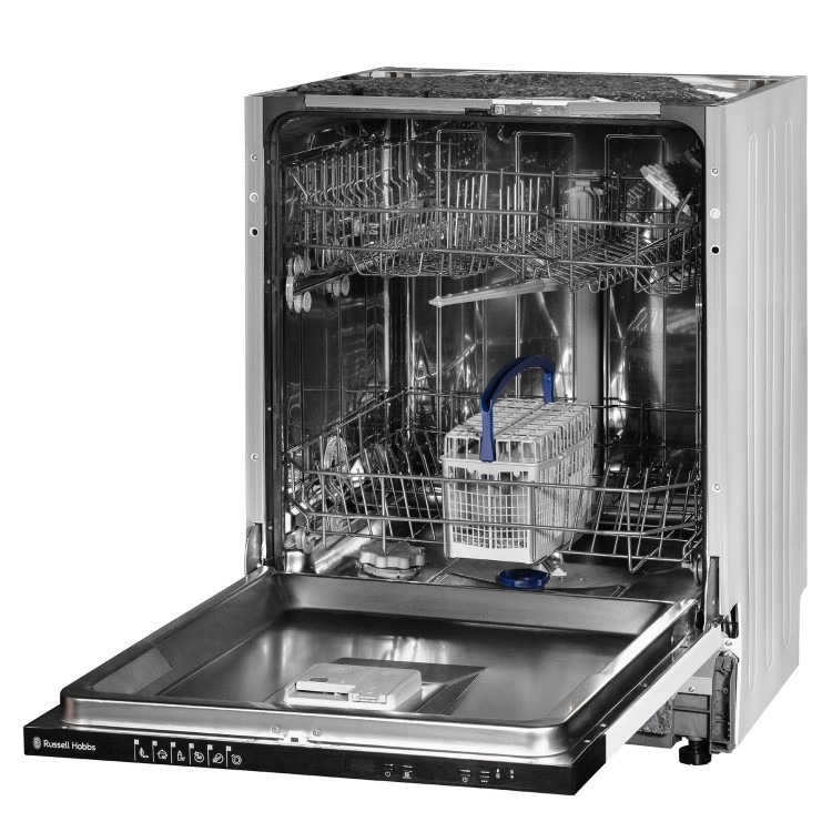 Russell Hobbs Integrated Dishwasher - Silver Black control panel - Image 3
