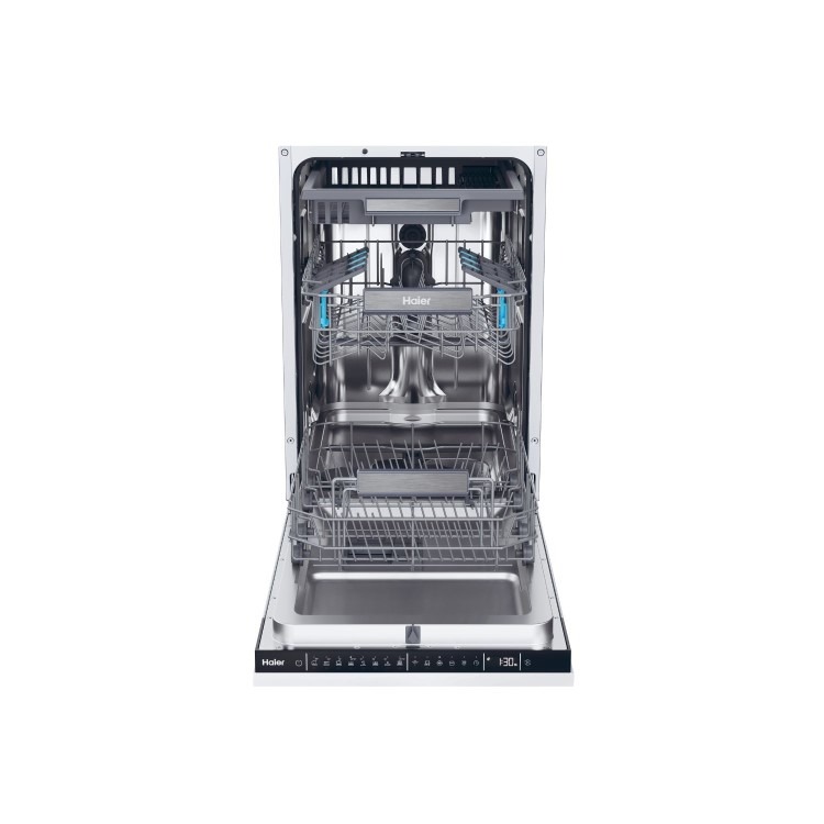Haier I-Pro Shine Integrated Slimline Dishwasher - Smart Wi-Fi, C-Rated, Black control panel - Image 3