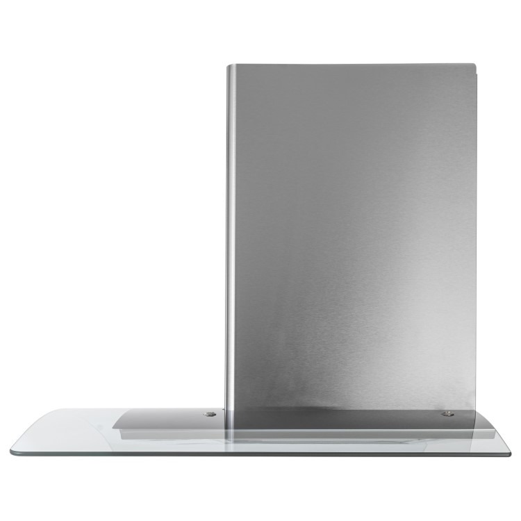 electriQ 80cm Curved Glass Chimney Cooker Hood - Stainless Steel - Image 4