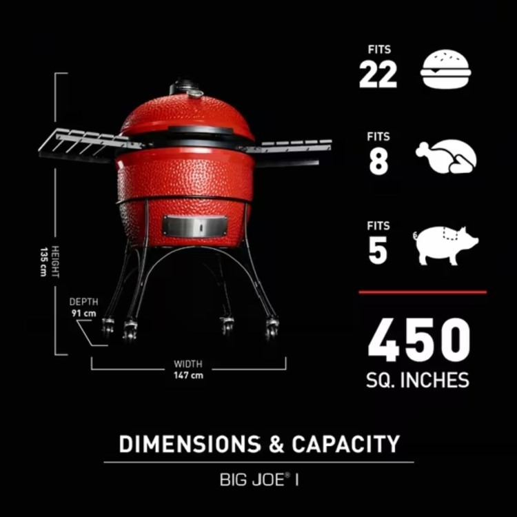 Kamado Joe Big Joe I with Frontier Pack - Image 4