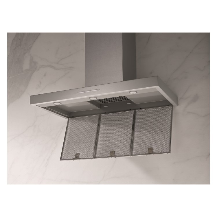Miele 90cm Slimline Chimney Cooker Hood - Stainless Steel - Image 3