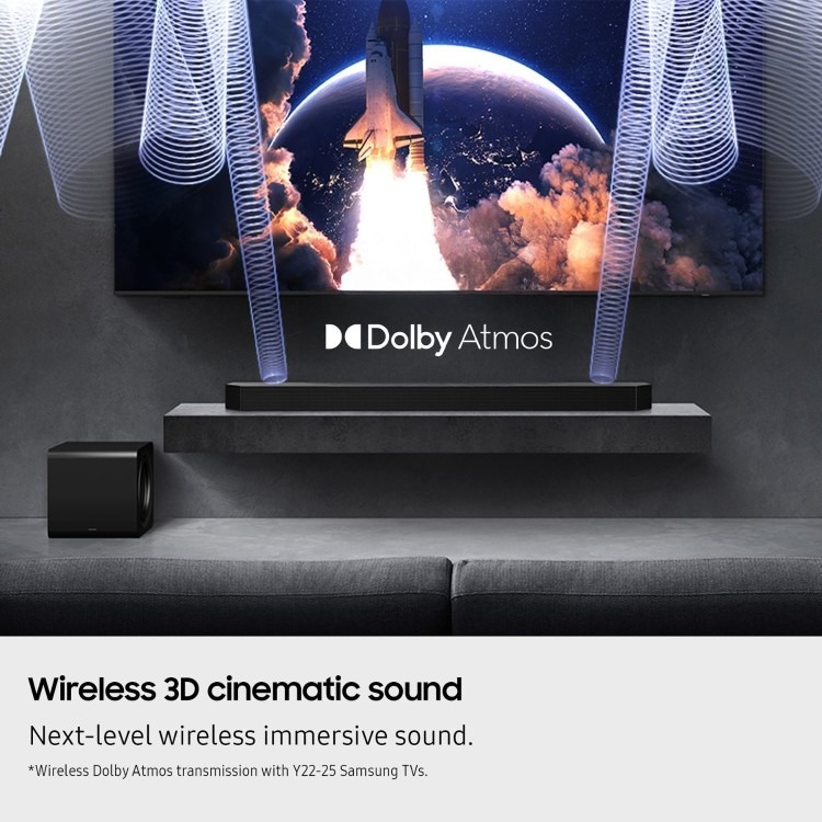 Samsung Q990F 11.1.4ch Q-Series Soundbar with Subwoofer & Rear Speakers - Image 5