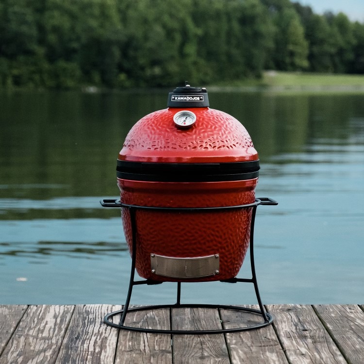 Kamado Joe Joe Junior with Cast Iron Stand - Image 4