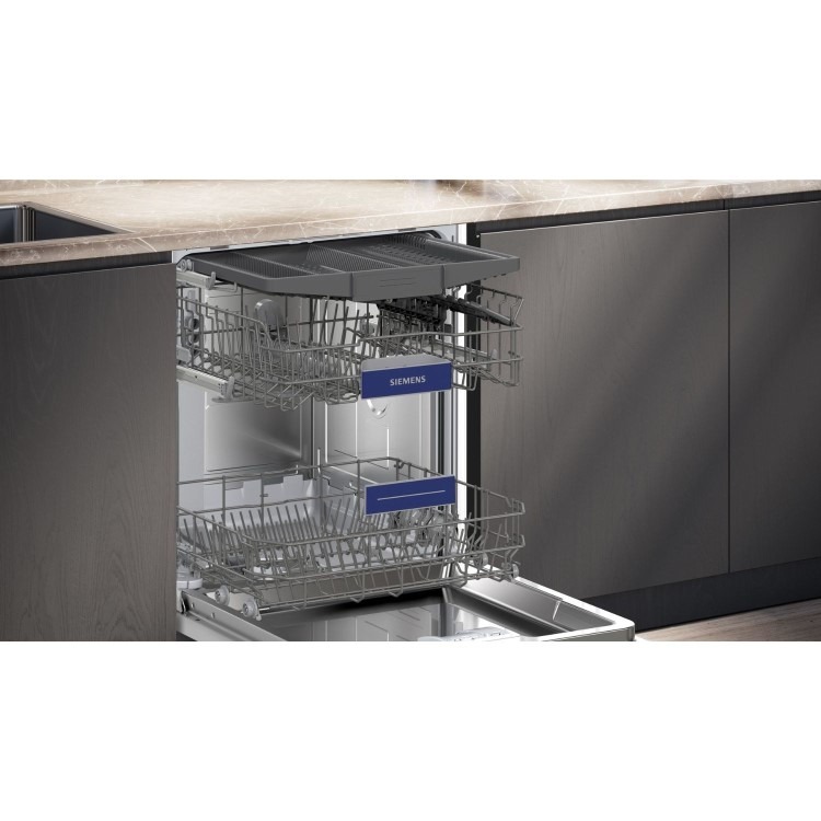 Siemens iQ300 Integrated Dishwasher - Smart C-rated Silver control panel - Image 5