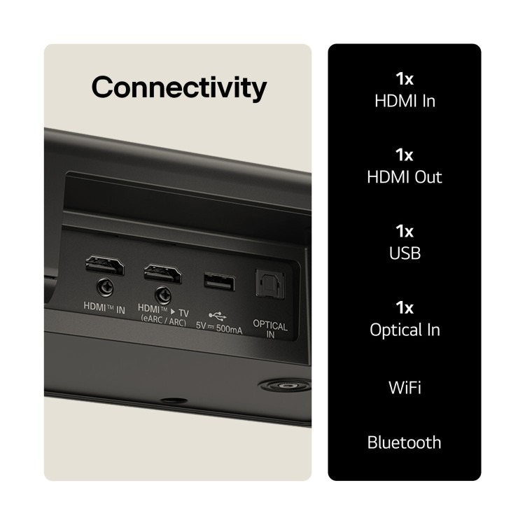 LG 5.1.3ch Soundbar Speaker - Black - Image 5