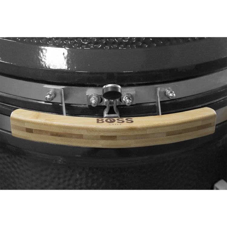 Boss Grill King Egg - 27 Inch Ceramic Kamado Style Charcoal Smoker BBQ Grill - Image 5