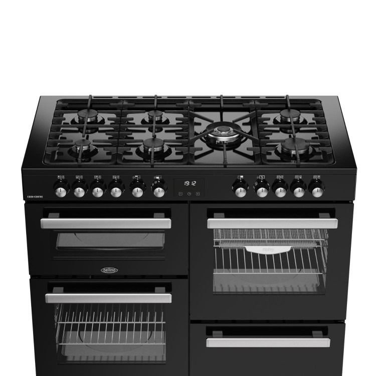 Belling Cookcentre 110cm Dual Fuel Range Cooker - Black - Image 2
