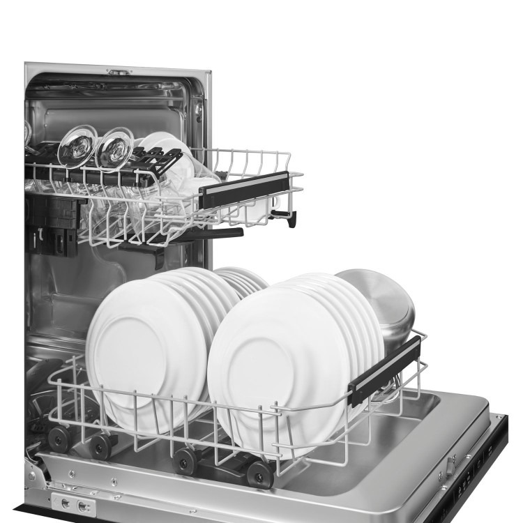 Smeg Integrated Slimline Dishwasher - DryAssist+ D-Rated Black Control Panel - Image 5