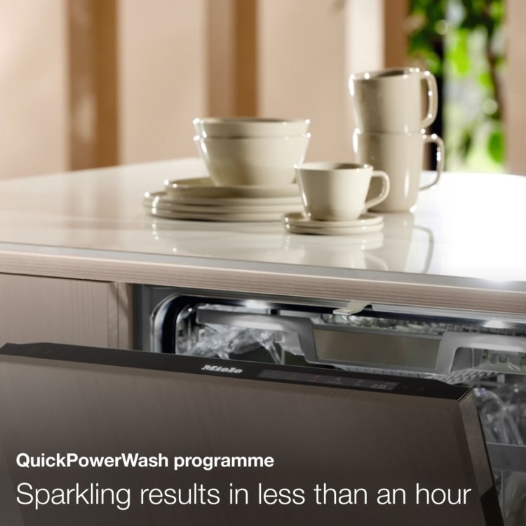 Miele Integrated Dishwasher - QuickPowerWash A-rated Silver control panel - Image 6