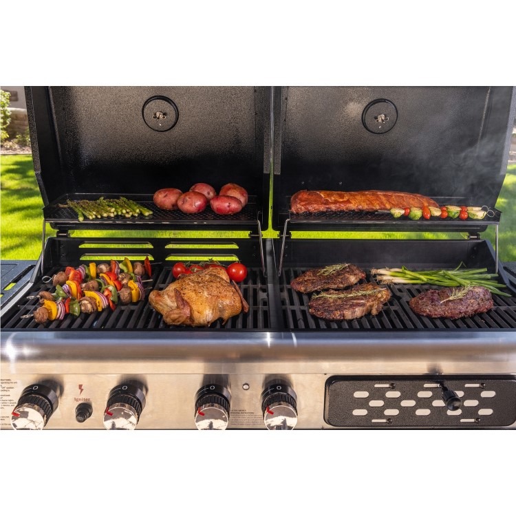 Pit Boss Memphis 2.0 Ultimate Gas and Charcoal Combo BBQ Grill with Smoker - PBMEMU2 - Image 5