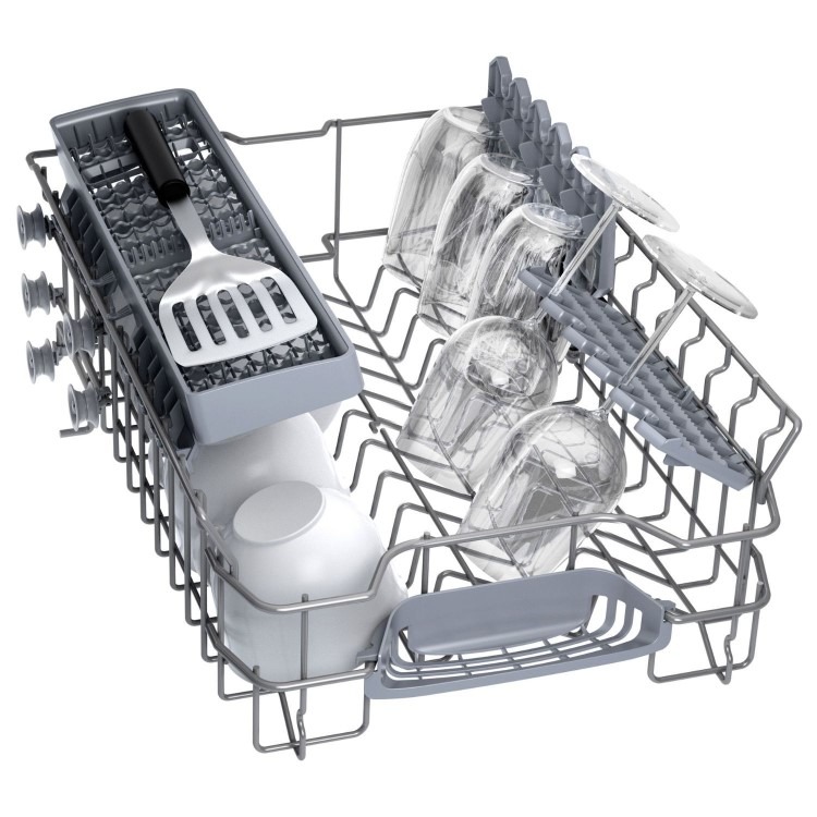 Bosch Series 2 Integrated Slimline Dishwasher - Smart D-rated Black control panel - Image 5