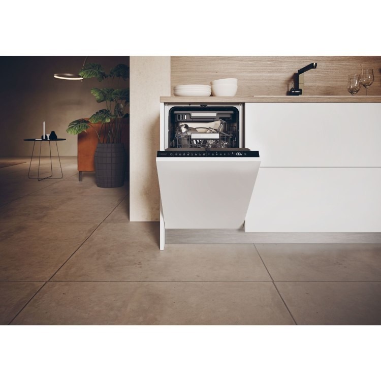 Haier I-Pro Shine Integrated Slimline Dishwasher - Smart Wi-Fi, C-Rated, Black control panel - Image 5