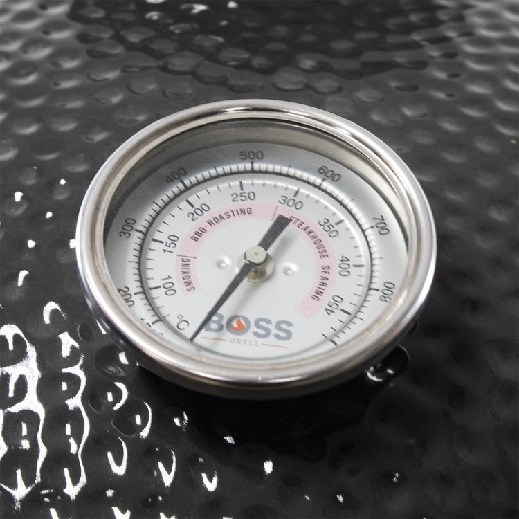 Boss Grill King Egg - 27 Inch Ceramic Kamado Style Charcoal Smoker BBQ Grill - Image 6