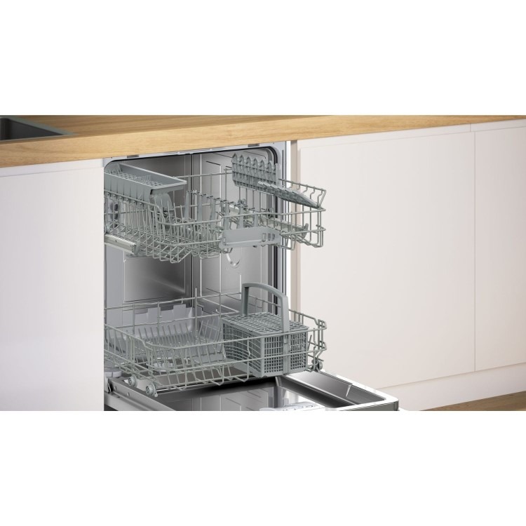 Bosch Series 2 Integrated Dishwasher - Smart Wi-Fi D-Rated Black control panel - Image 6