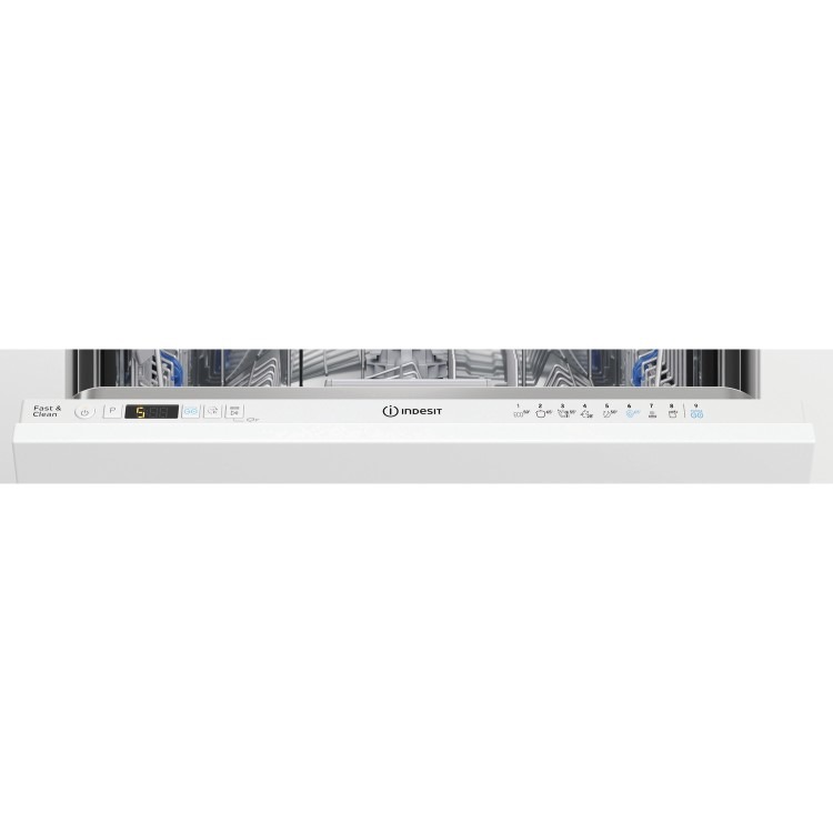 Indesit Push&Go Integrated Dishwasher - White control panel - Image 4