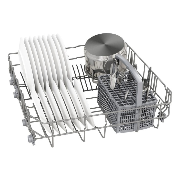 Neff N30 Integrated Dishwasher - Smart Wi-Fi, D-Rated, Silver control panel - Image 7