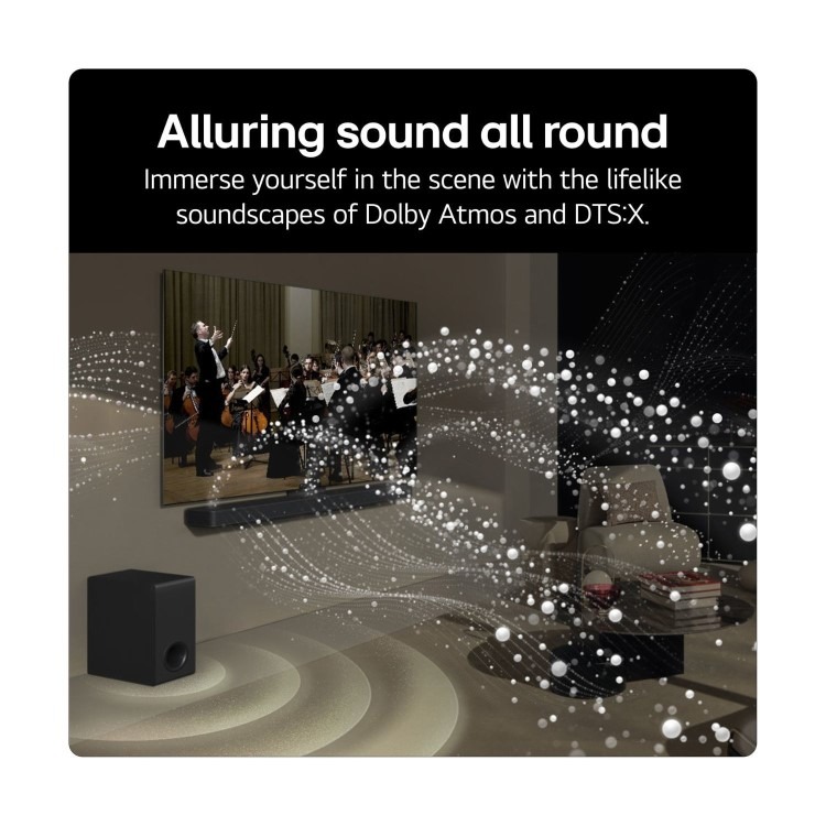 LG 5.1.3ch Soundbar Speaker - Black - Image 7