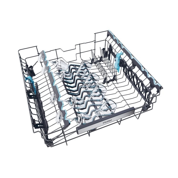 Haier Washlens Series 6 Integrated Dishwasher - Smart Wi-Fi, B-Rated, Black control panel - Image 7