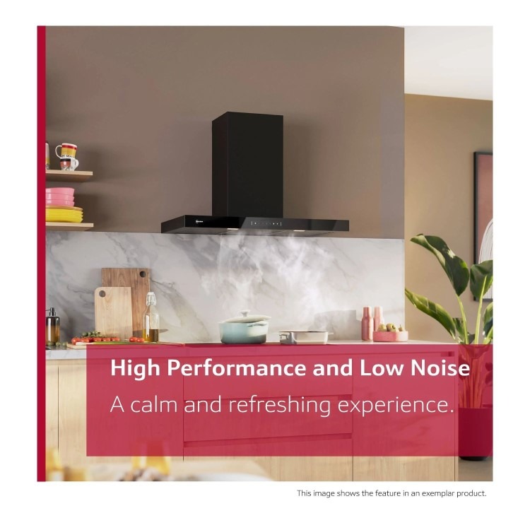 Neff N70 Series 90cm Chimney Cooker Hood - Matt Black - Image 8