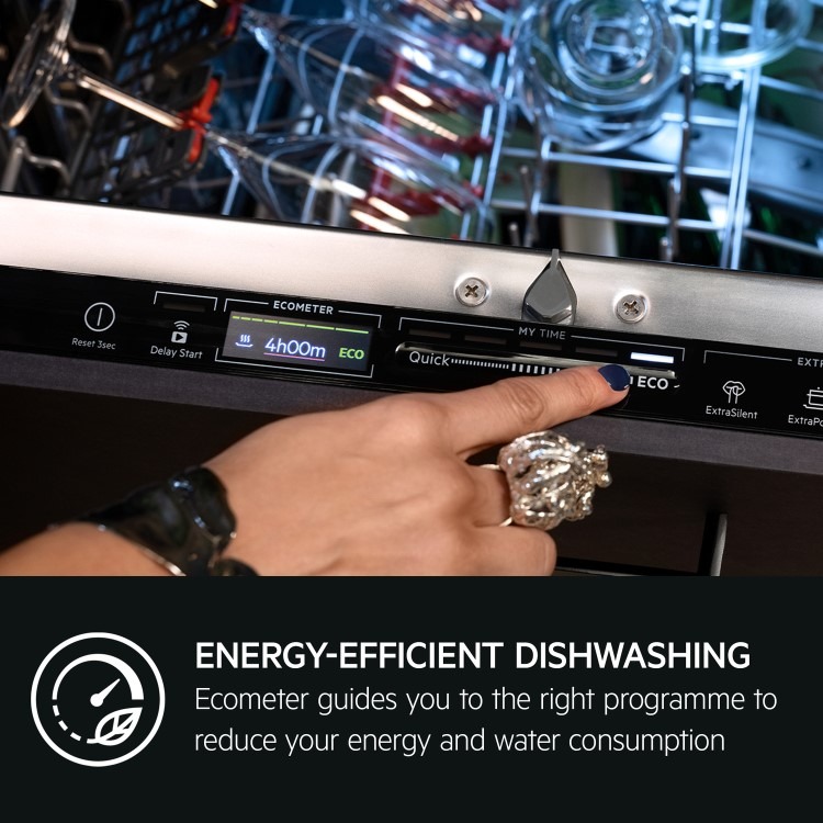 AEG 7000 GlassCare Integrated Dishwasher - C-Rated, Black control panel - Image 5