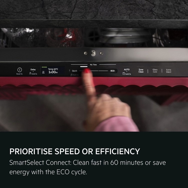AEG 8000 AirDry Integrated Dishwasher - A-rated Black Control Panel - Image 8