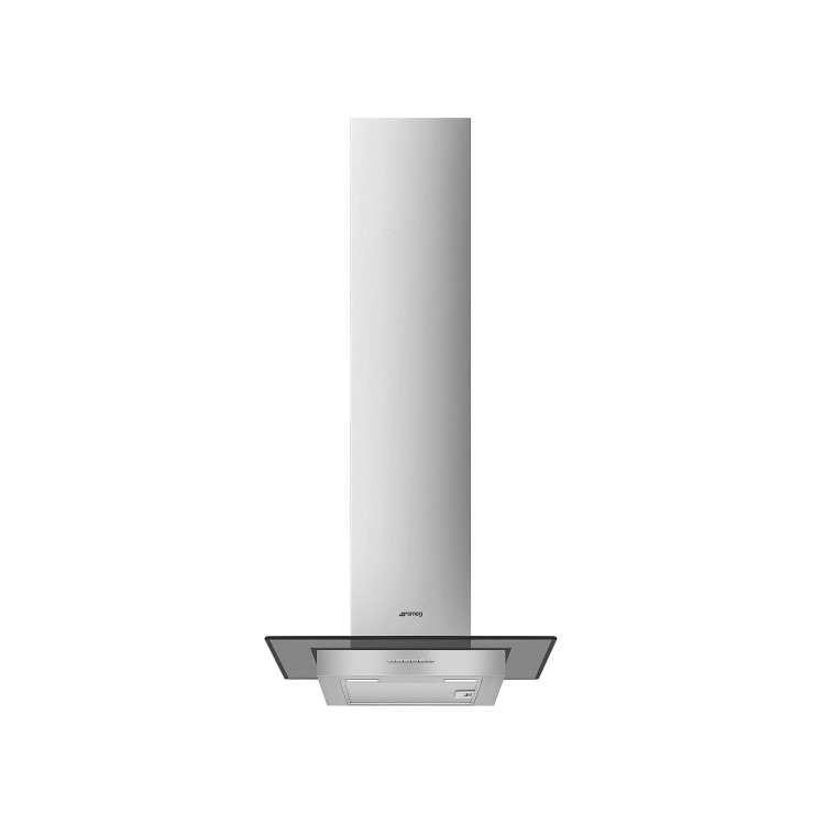 Smeg 60cm Flat Glass Chimney Cooker Hood - Stainless Steel with Black Glass Canopy - Image 8
