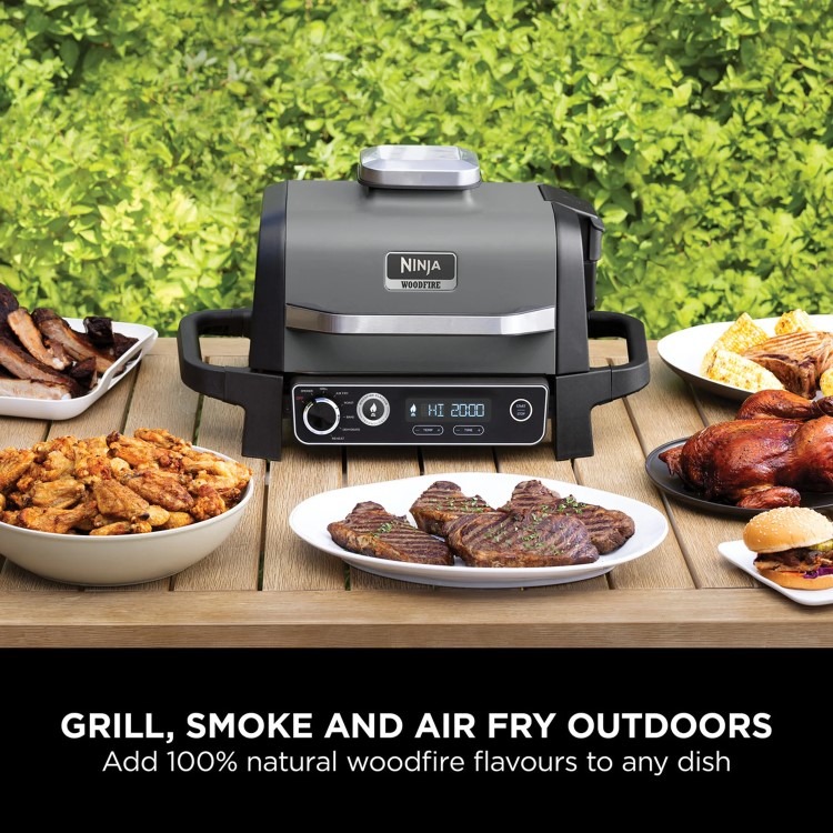 Ninja Woodfire Electric Grill & Smoker BBQ - Image 6