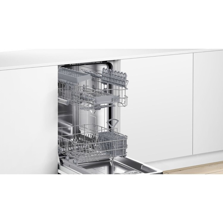 Bosch Series 2 Integrated Slimline Dishwasher - Smart D-rated Black control panel - Image 7