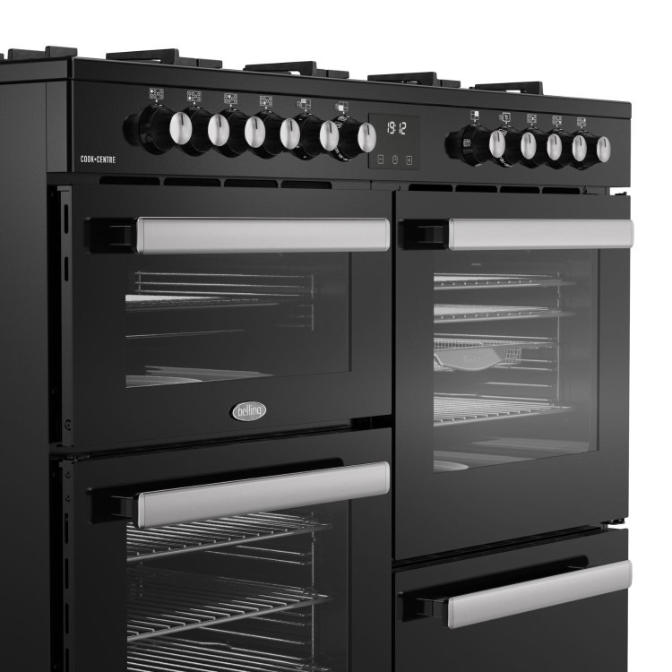 Belling Cookcentre 110cm Dual Fuel Range Cooker - Black - Image 7
