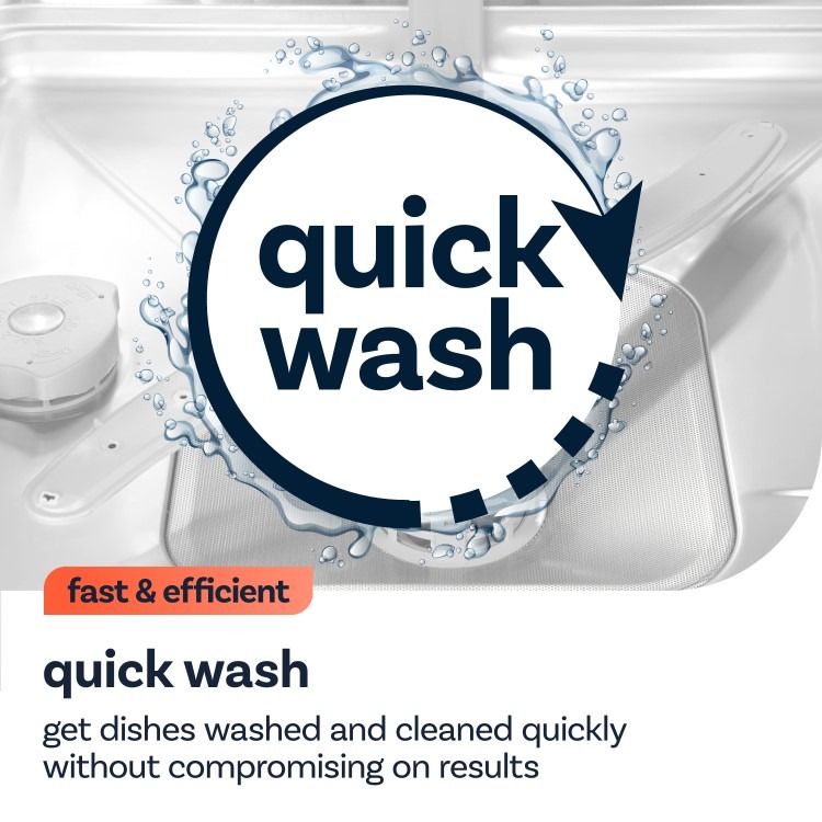 Indesit Push&Go Integrated Dishwasher - White control panel - Image 6
