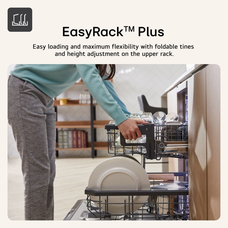LG Series 5 QuadWash™ Integrated Dishwasher - A Rated, Smart WiFi - Image 9