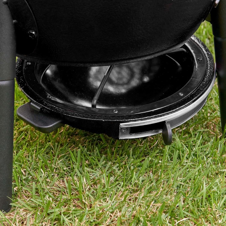 Char-Griller Akorn Jr. Kamado Grill & Smoker BBQ - Black - Image 8