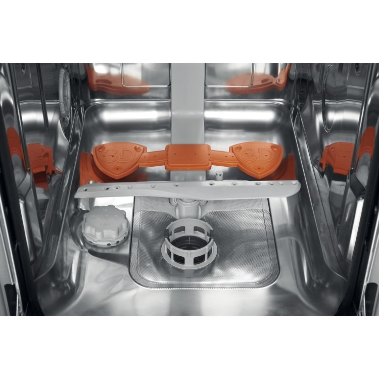 Hotpoint Integrated Slimline Dishwasher - 3D Zone ActiveDry Black Control Panel - Image 8