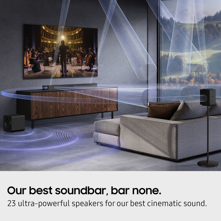 Samsung Q990F 11.1.4ch Q-Series Soundbar with Subwoofer & Rear Speakers - Image 9