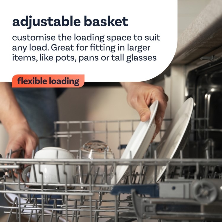 Smeg Integrated Dishwasher - Self-Cleaning D-Rated Black control panel - Image 9