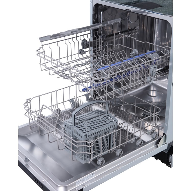 electriQ Series 2 Integrated Dishwasher - D-Rated Black control panel - Image 9