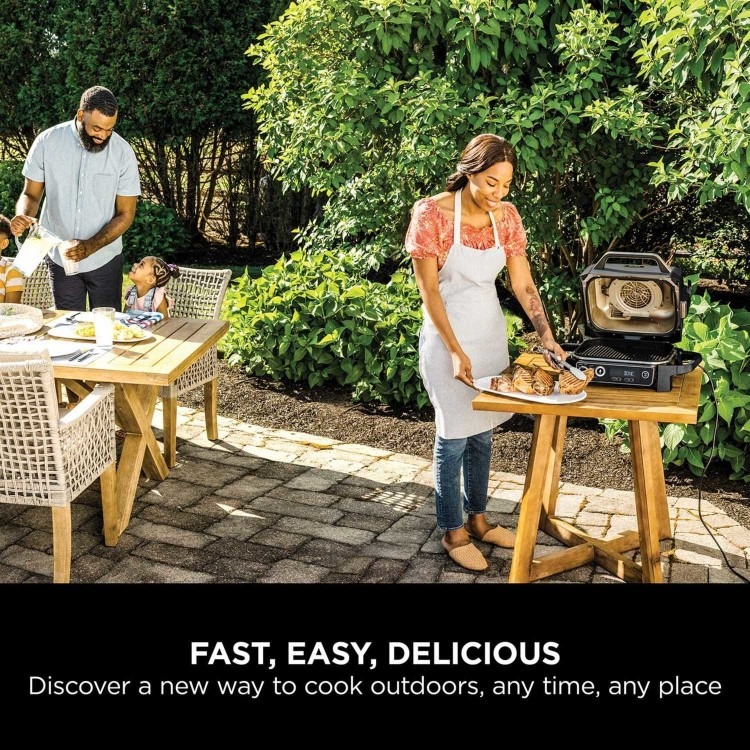 Ninja Woodfire Electric Grill & Smoker BBQ - Image 9