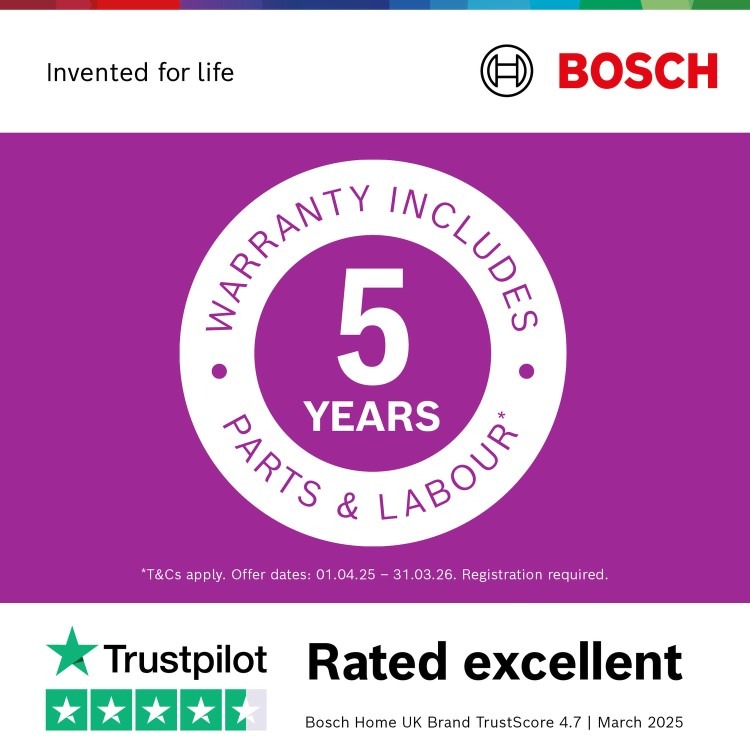Bosch Series 2 Integrated Dishwasher - Smart Wi-Fi D-Rated Black control panel - Image 11