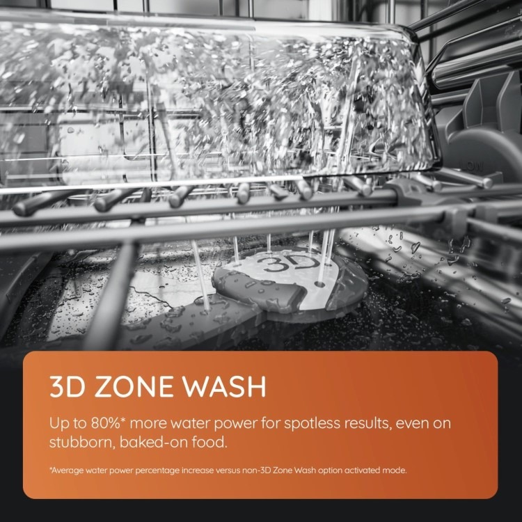 Hotpoint Integrated Slimline Dishwasher - 3D Zone ActiveDry Black Control Panel - Image 11
