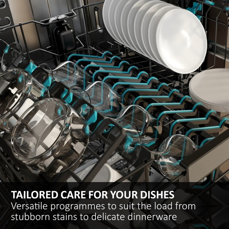 Haier Washlens Plus Integrated Dishwasher - Smart Wi-Fi C-Rated Black control panel - Image 13