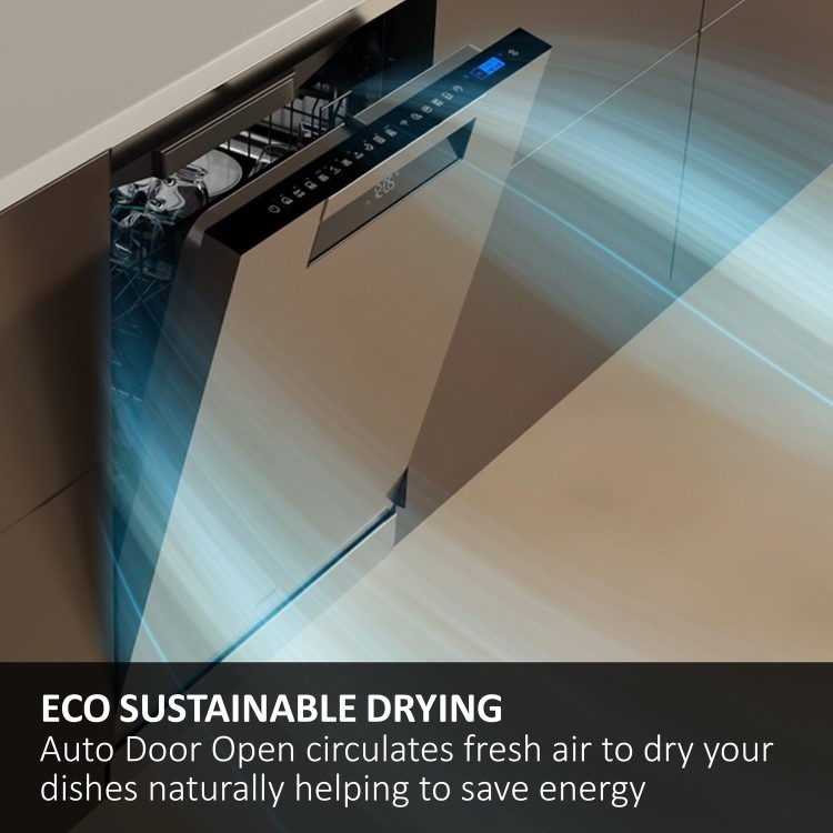 Haier Washlens Plus Series 2 Integrated Dishwasher - Smart Wi-Fi, B-Rated, White control panel - Image 14