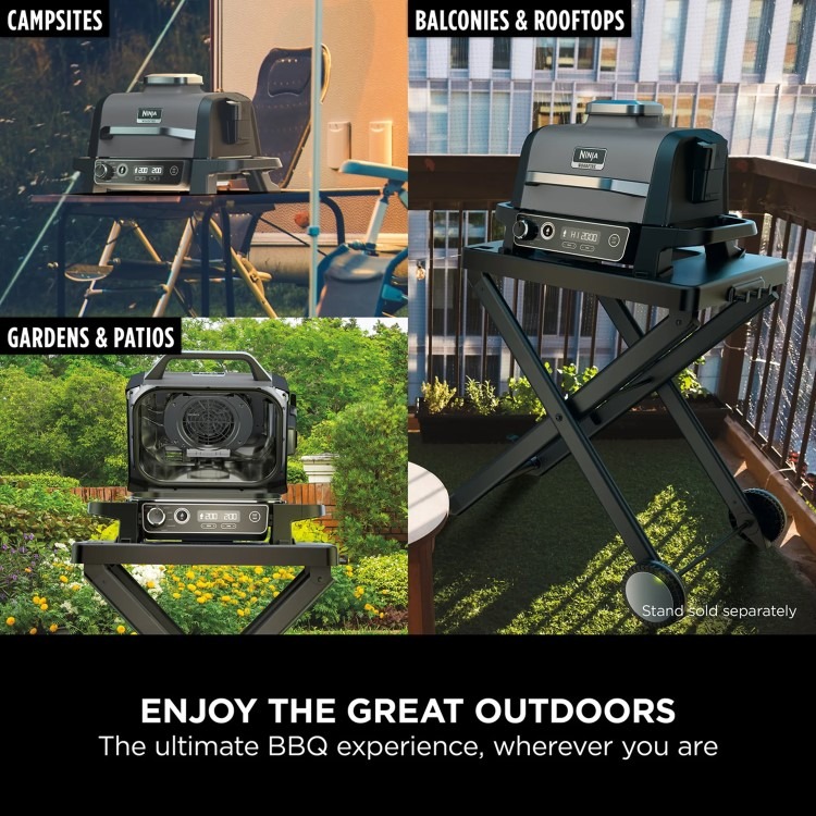 Ninja Woodfire Electric Grill & Smoker BBQ - Image 13