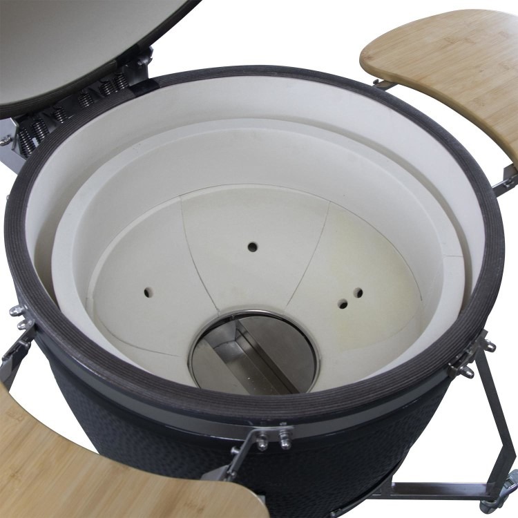 Boss Grill King Egg - 27 Inch Ceramic Kamado Style Charcoal Smoker BBQ Grill - Image 17